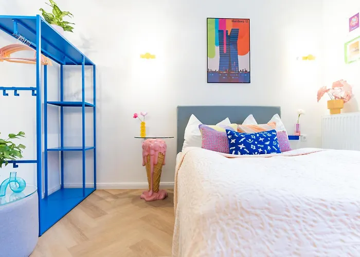 Hotel apartamentowy Retropop Designerzimmern Nahe Alster & Fuer 2 Personen By Ldgg